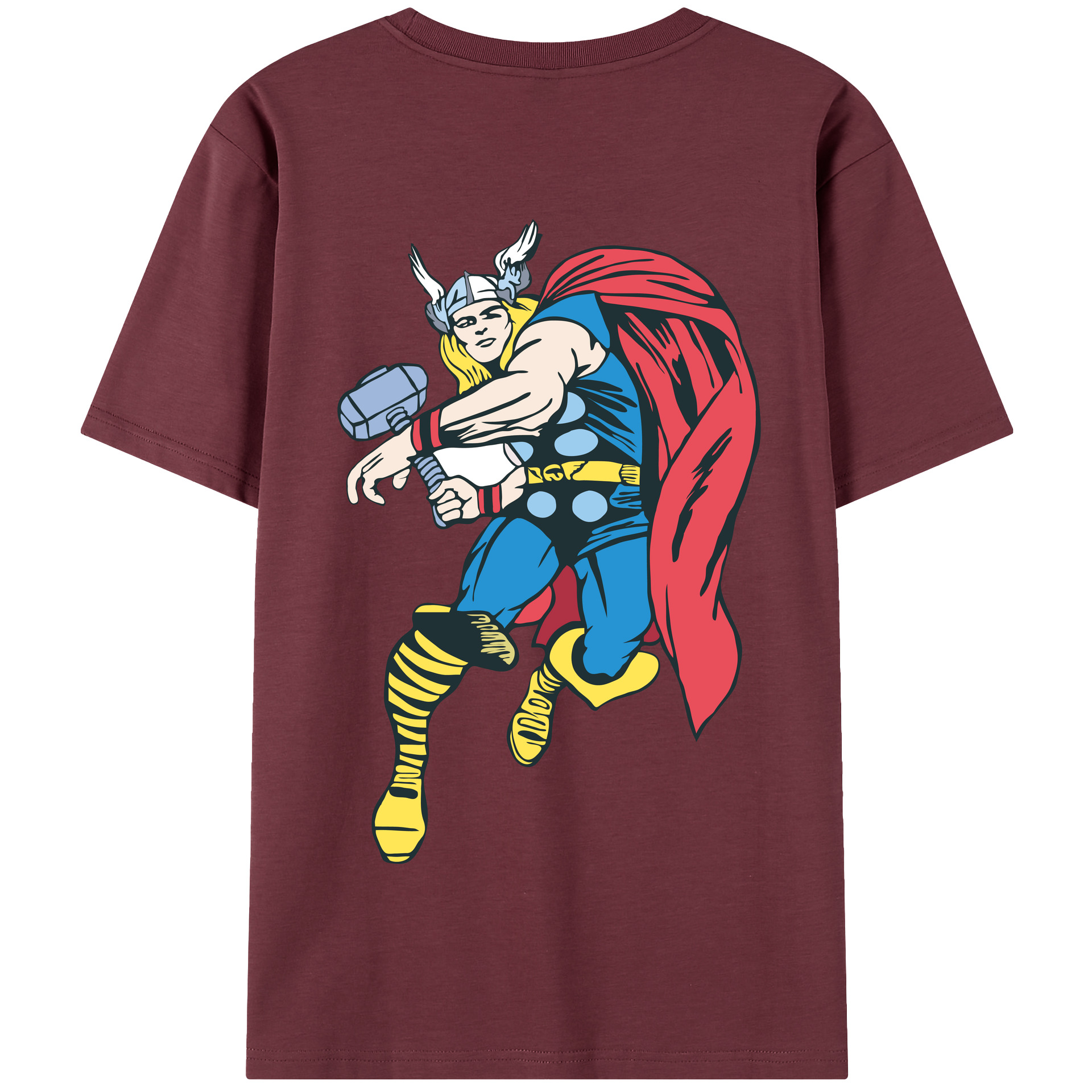 （画像用） アベンジャーズ The Avengers 綿100％半袖Tシャツ（背面プリント）